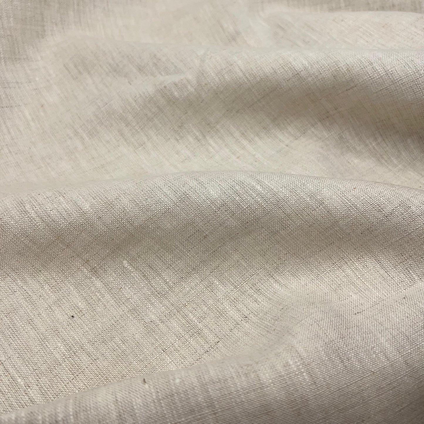 Lino Textil-Nevada Linen Light Oatmeal-fabric-gather here online