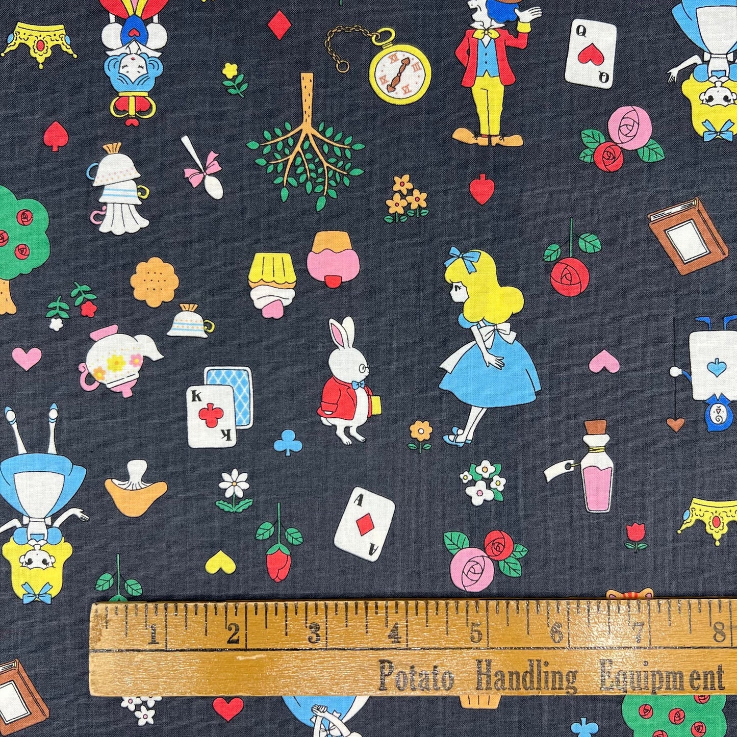 Westex-Alice's Wonderland on Cotton Sheeting-fabric-gather here online