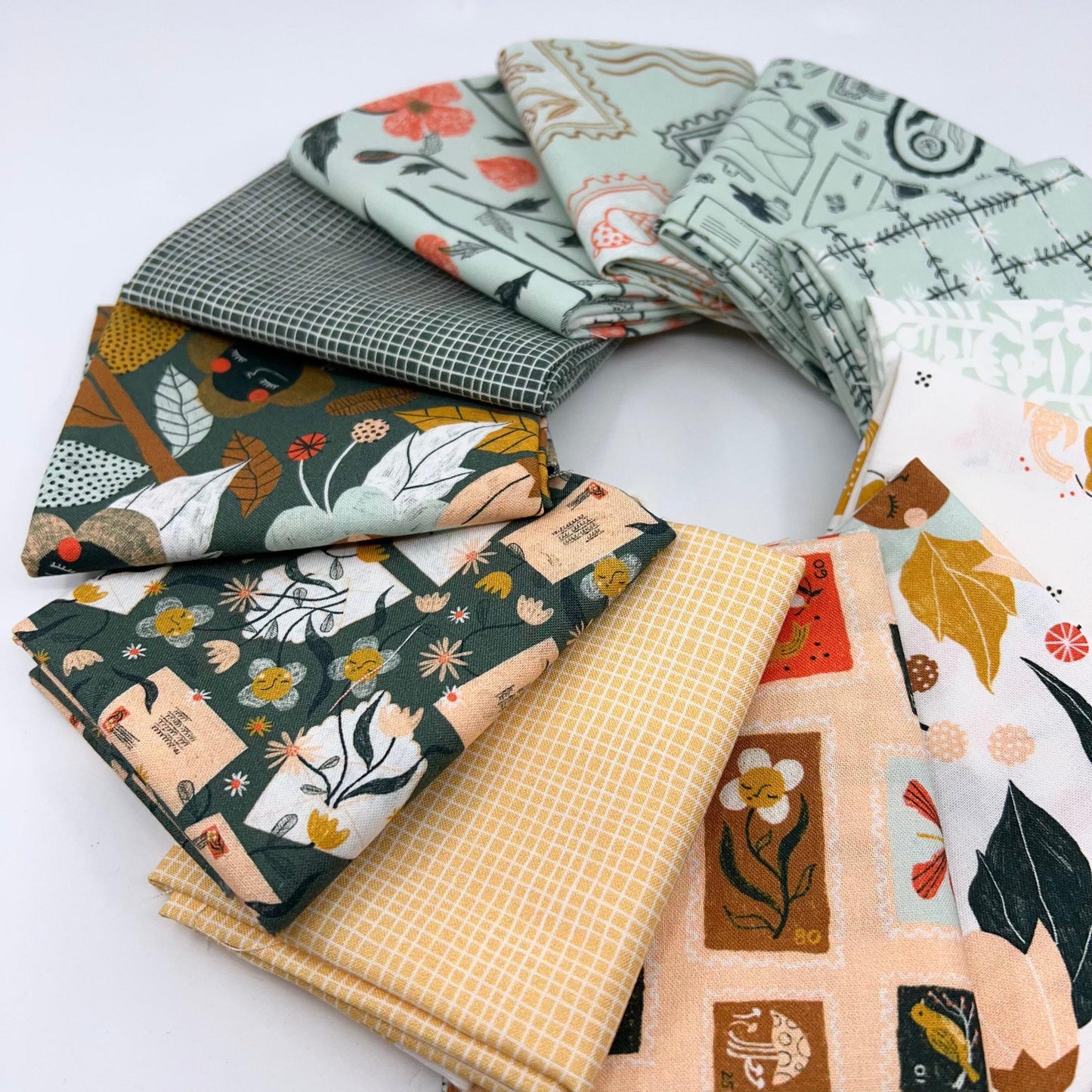 Fat Quarter Bundle of Snail Mail (12 Pieces)