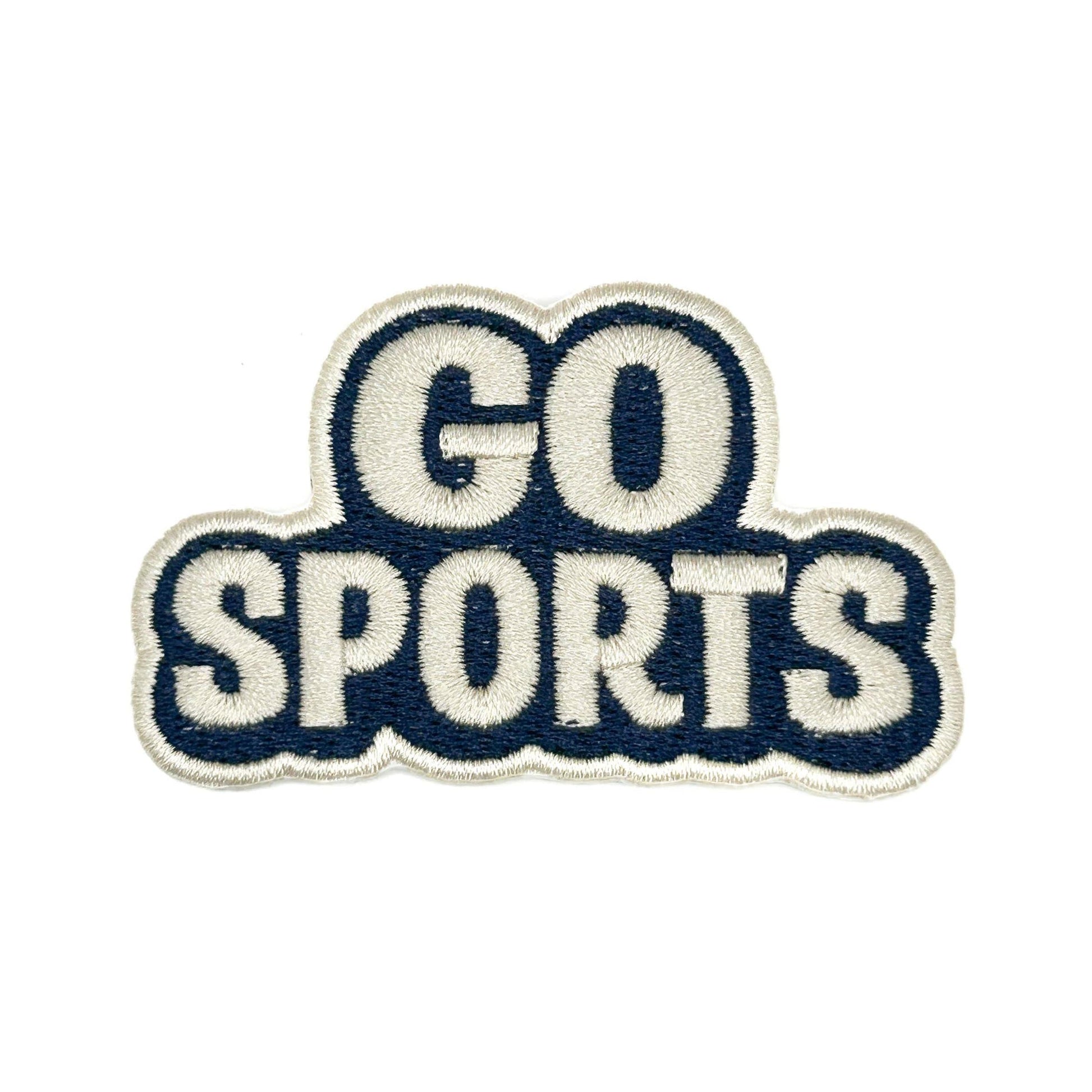 Field Trip Threads-Go Sports Embroidered Iron-On Patch-patches + pins-gather here online