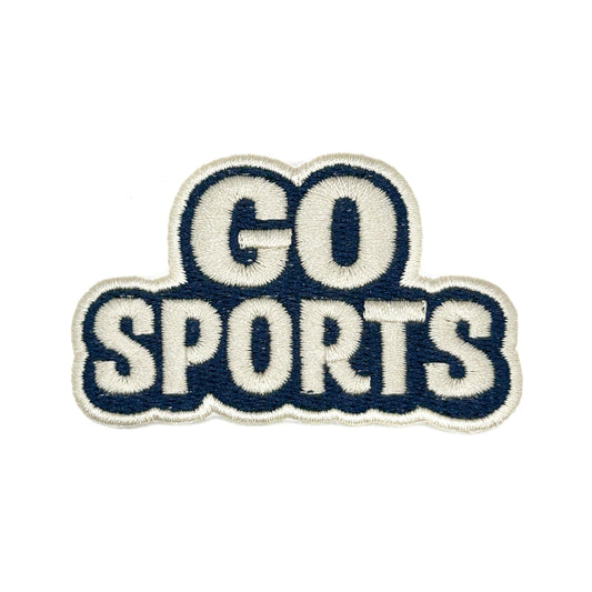 Field Trip Threads-Go Sports Embroidered Iron-On Patch-patches + pins-gather here online