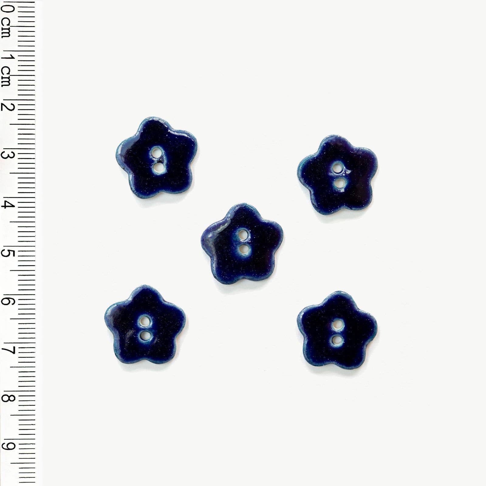 Incomparable Buttons-Navy Flower Buttons-button-gather here online