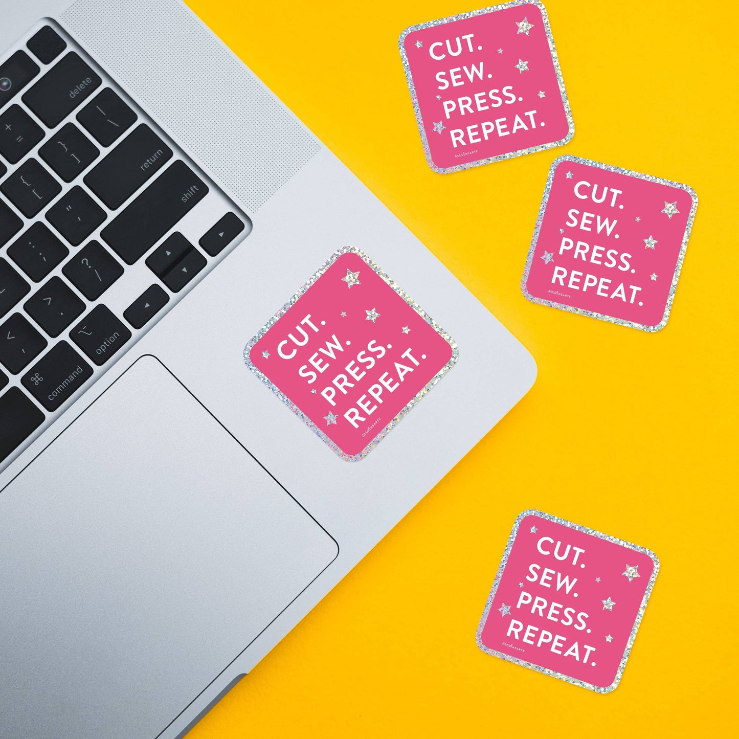 Sarah Hearts-Cut Sew Press Repeat Sticker-accessory-gather here online