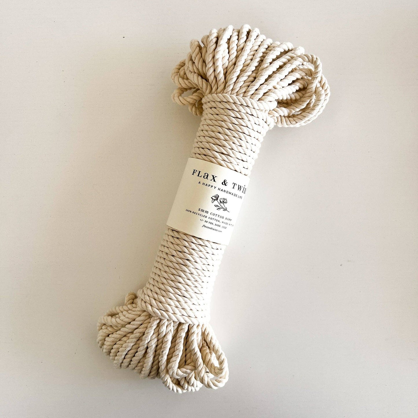 Flax & Twine-Chelsea Rope Basket Kit - Parchment-knitting / crochet kit-gather here online