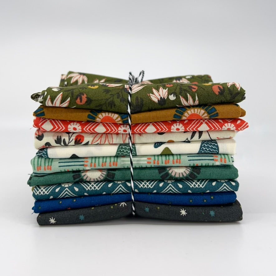 Cotton + Steel-Fat Quarter Bundle of Riverbank (10 Pieces)-fat quarters-gather here online