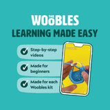 The Woobles-Rainbow Narwhal Beginner Crochet Kit-knitting / crochet kit-gather here online