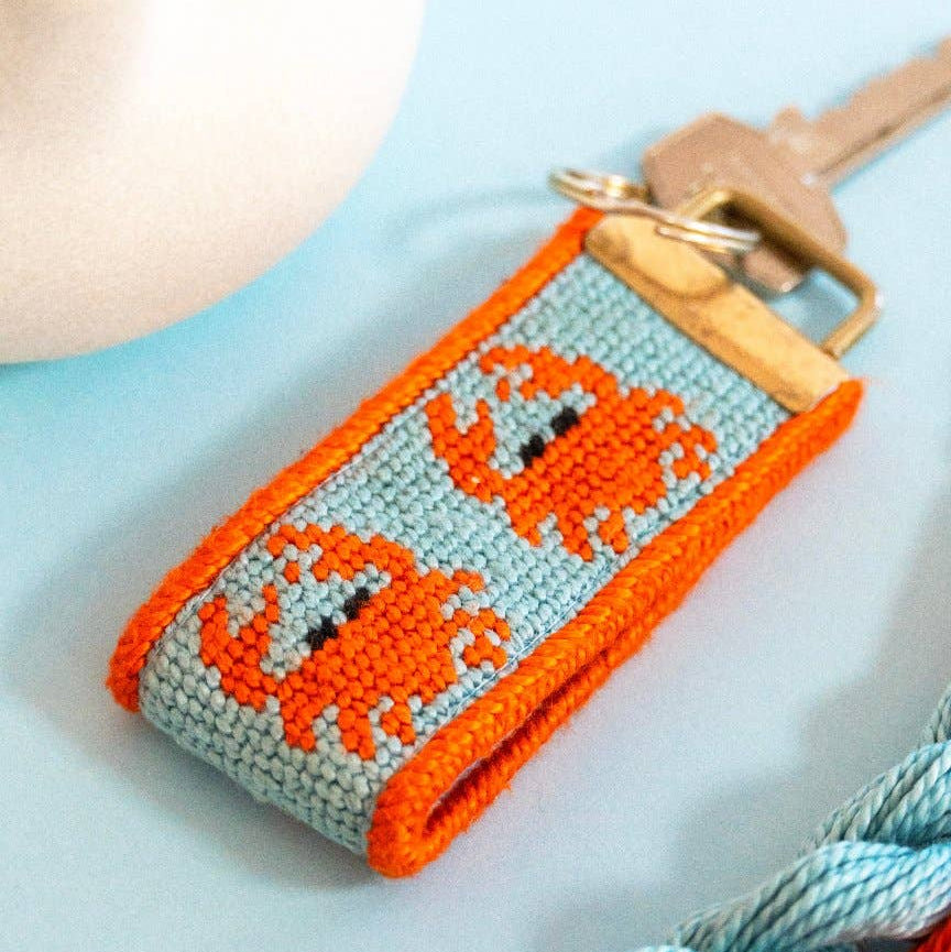 Crabs Key Fob Needlepoint Kit