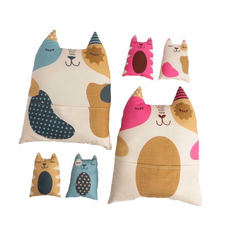 Moda-Cat Plushie Cut & Sew Panel-fabric panel-gather here online