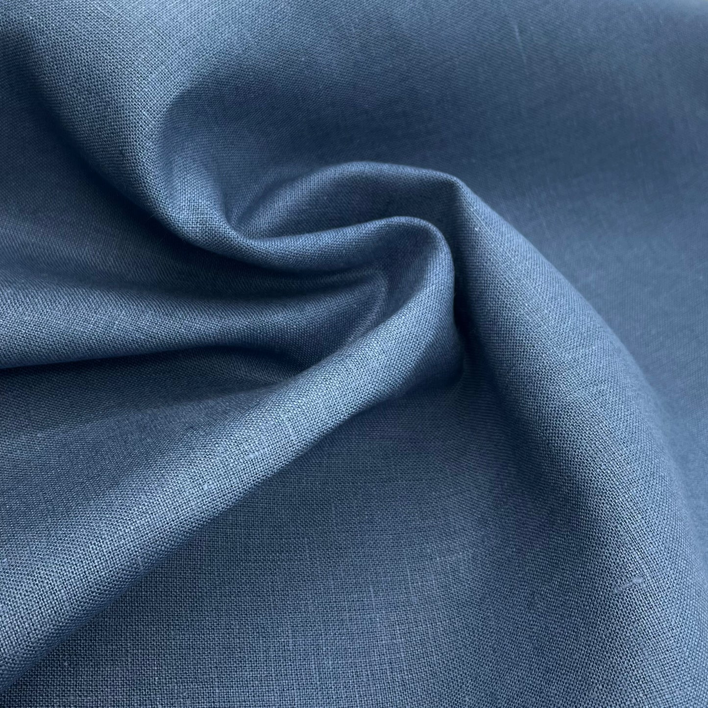 Lino Textil-Nevada Linen Bluestone-fabric-gather here online