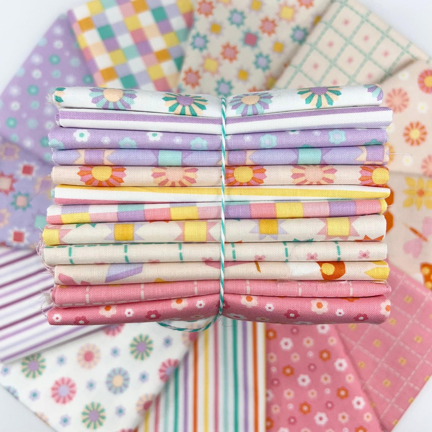 Riley Blake Designs-Fat Quarter Bundle of Patchwork (12 Pieces)-fat quarters-gather here online