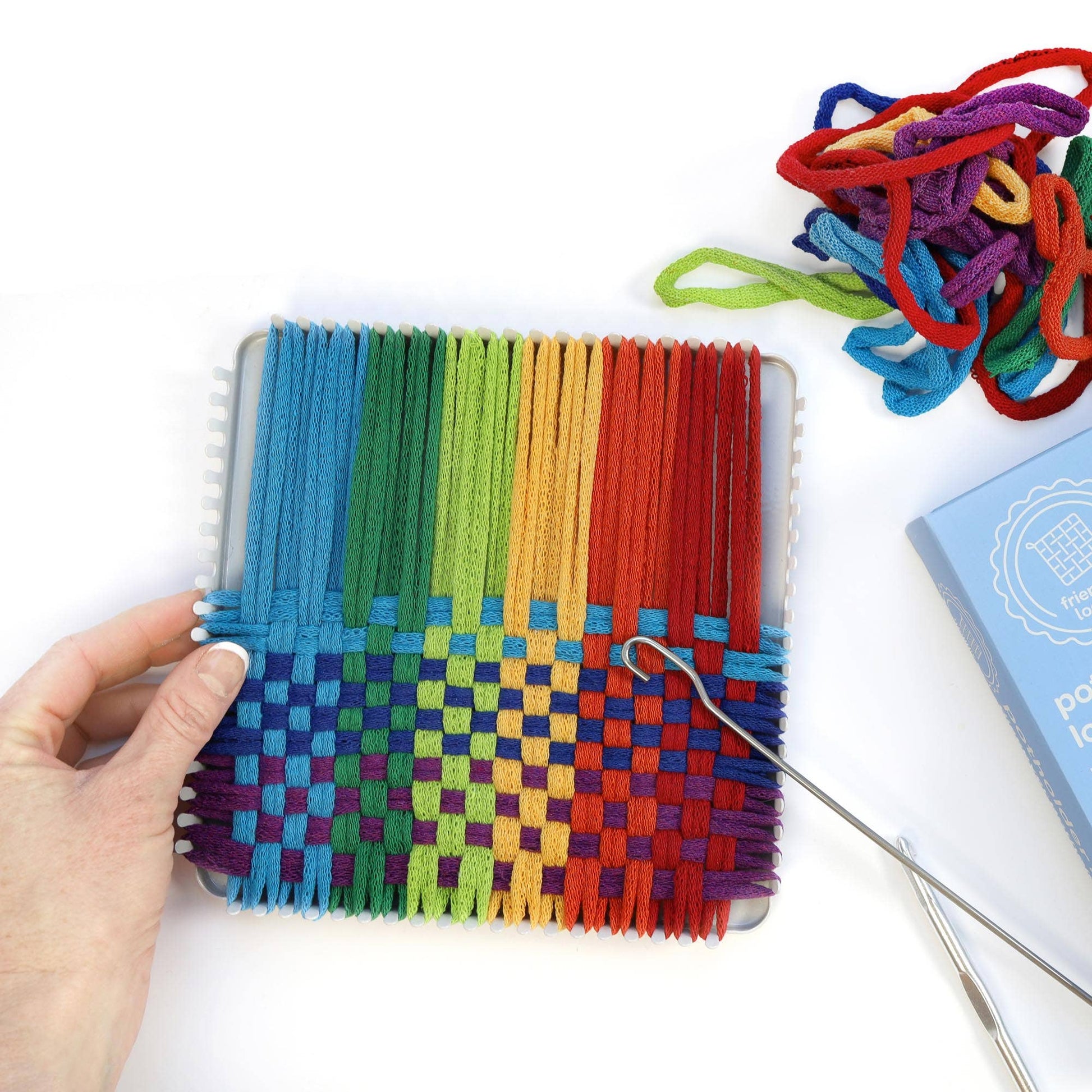 Friendly Loom-7" Potholder Loom Plus Kit - Traditional-craft kit-gather here online