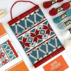 Oh Sew Bootiful-Bargello Christmas Jumper Wall Hanging Kit-embroidery kit-gather here online
