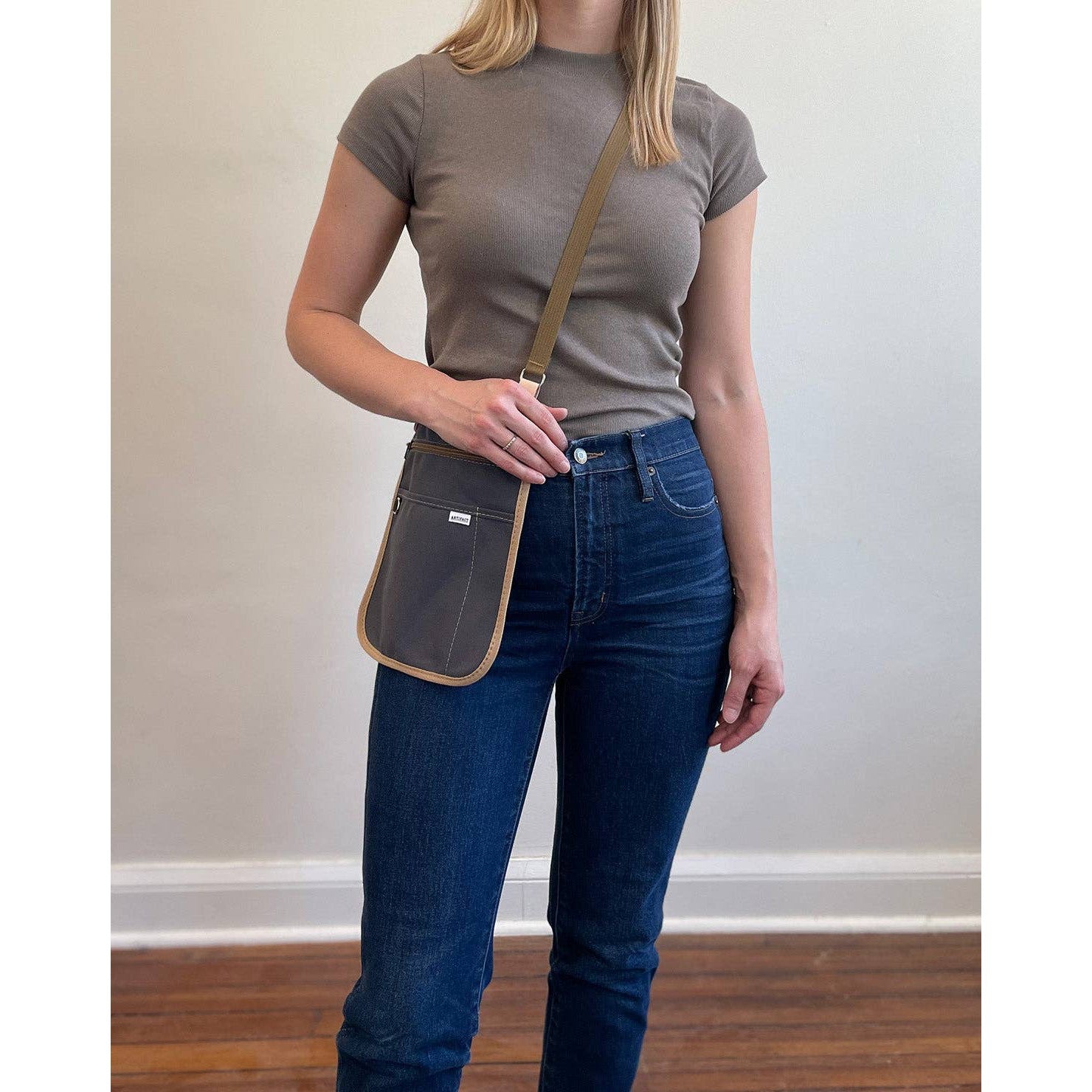 Artifact-Convertible Tote Insert & Crossbody - Slate-accessory-gather here online