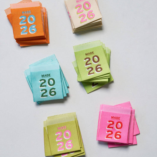 Matchy Matchy Sewing Club-2026 Square Garment Sew-In Labels-sewing notion-gather here online