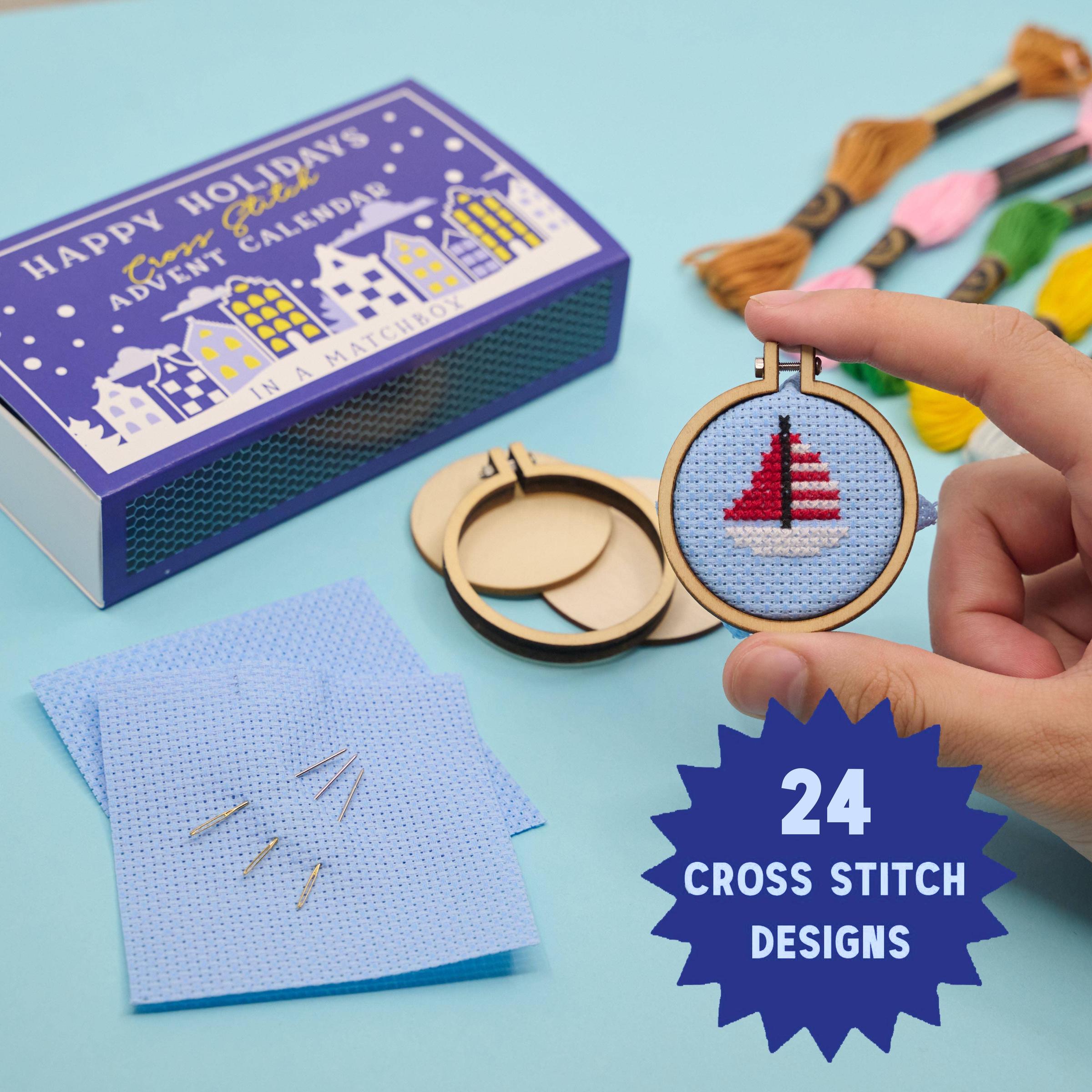 Happy Holidays Cross Stitch Advent Calendar – gather here online