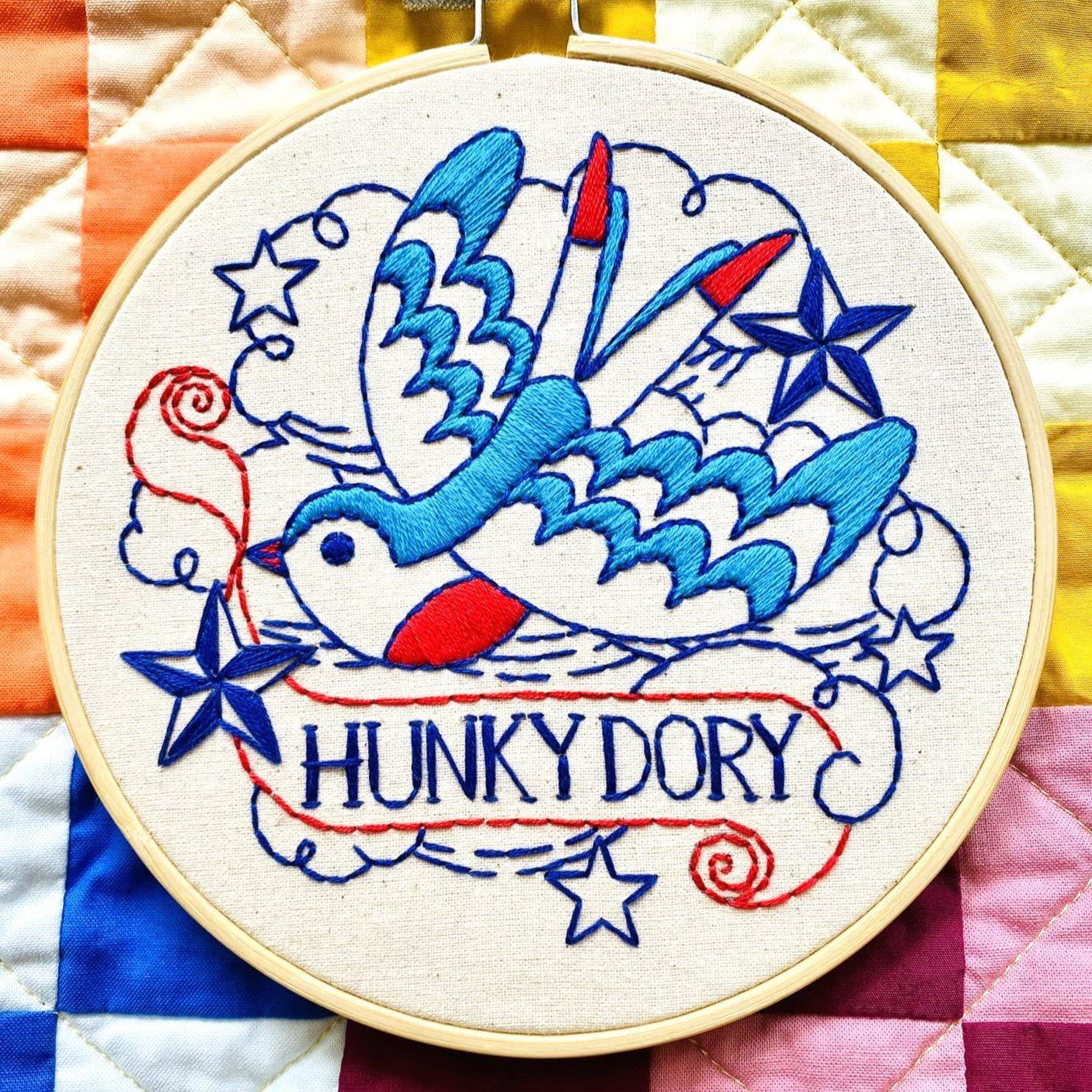 Hook, Line & Tinker-Hunky Dory Embroidery Kit-embroidery kit-gather here online