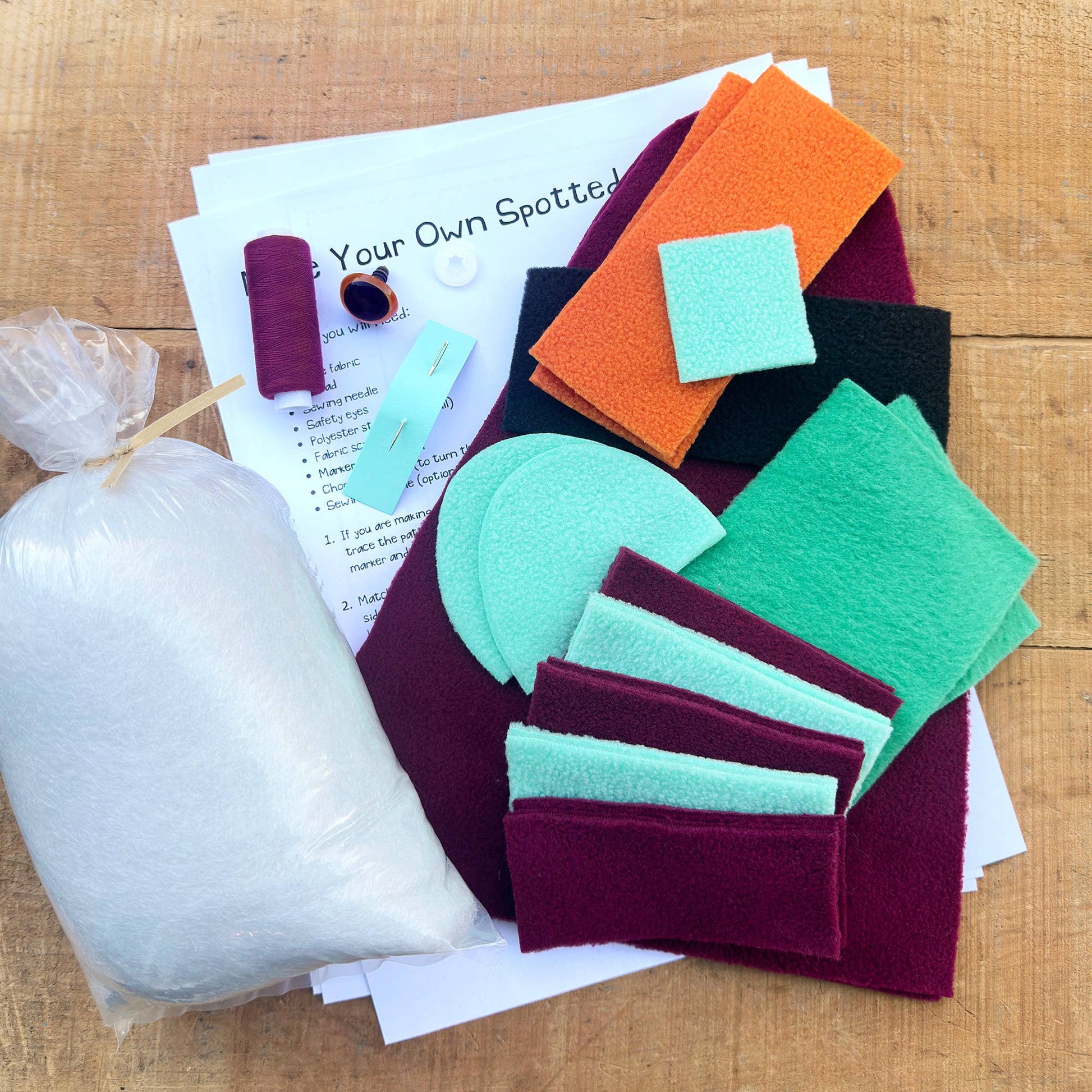 Mr. Sogs-Creature Kit - Spotted Cyclops-sewing kit-gather here online