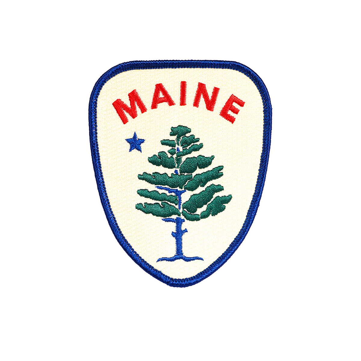 Oxford Pennant-Maine Iron-On Patch-patches + pins-gather here online
