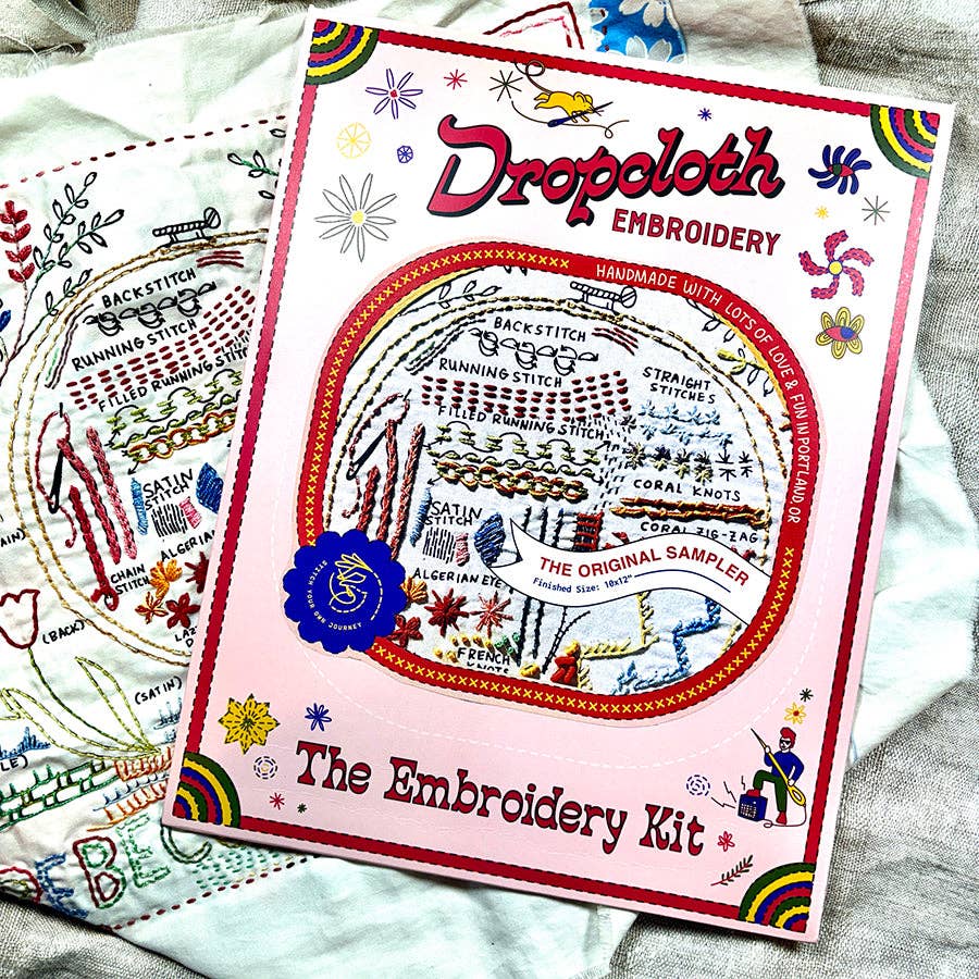 Dropcloth Samplers-The Original Sampler Embroidery Kit-embroidery kit-gather here online