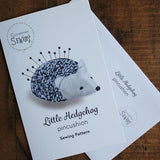 Sometimes Sewing-Little Hedgehog Pincushion Pattern-sewing pattern-gather here online