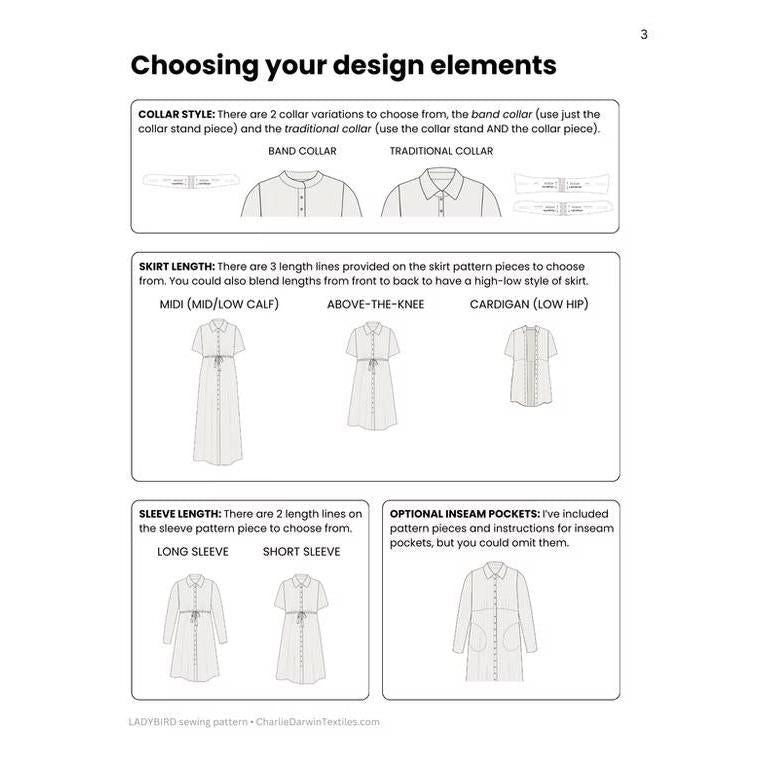 Charlie Darwin Textiles-Ladybird Jacket Pattern-sewing pattern-gather here online