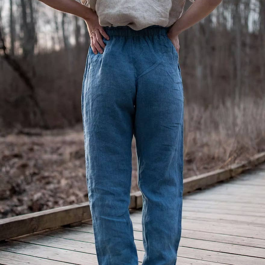 Charlie Darwin Textiles-Olene Pants Pattern-sewing pattern-gather here online