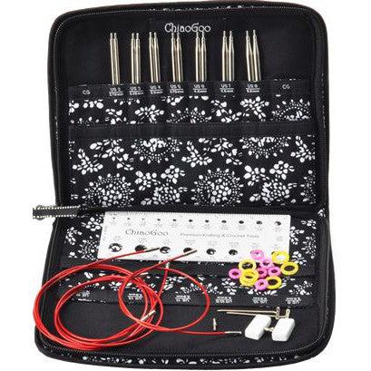 ChiaoGoo-ChiaoGoo TWIST 5” Knitting Needle Set-knitting needles-gather here online