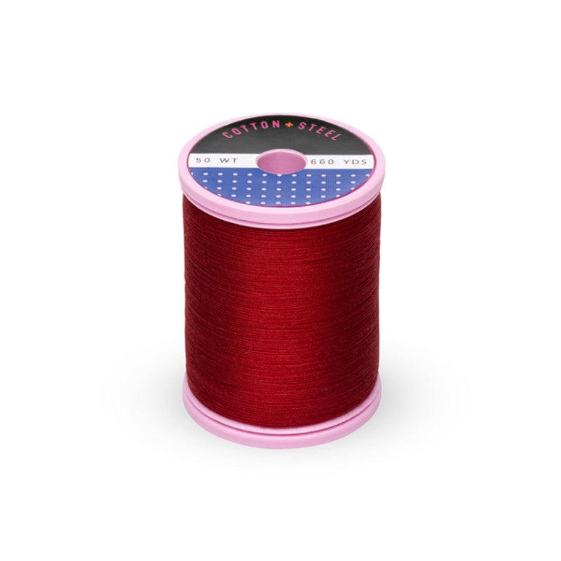 Sulky-Cotton+Steel Thread by Sulky 660 yards-thread-0169 Cabernet Red-gather here online