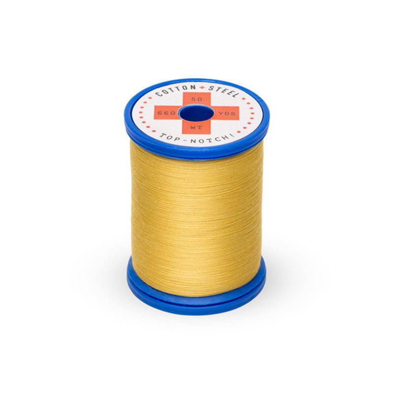 Sulky-Cotton+Steel Thread by Sulky 660 yards-thread-0502 Cornsilk-gather here online