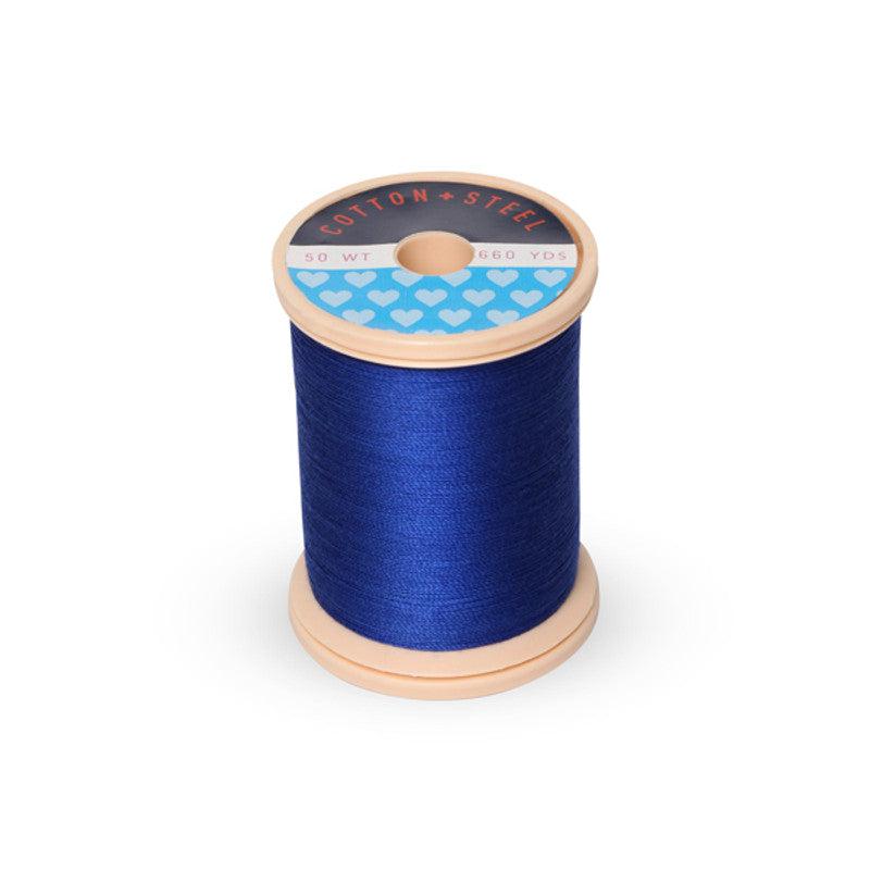 Sulky-Cotton+Steel Thread by Sulky 660 yards-thread-0572 Blue Ribbon-gather here online