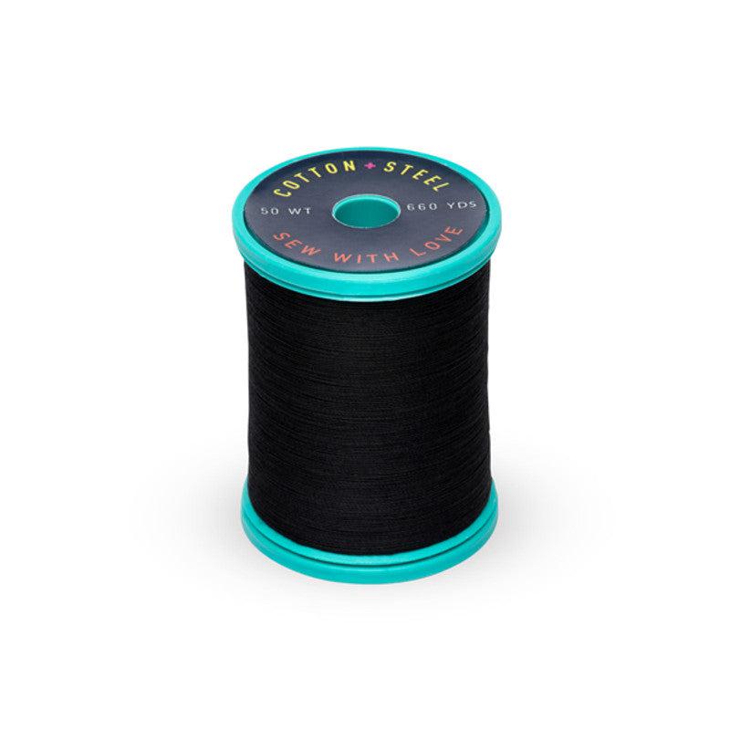 Sulky-Cotton+Steel Thread by Sulky 660 yards-thread-1005 Black-gather here online