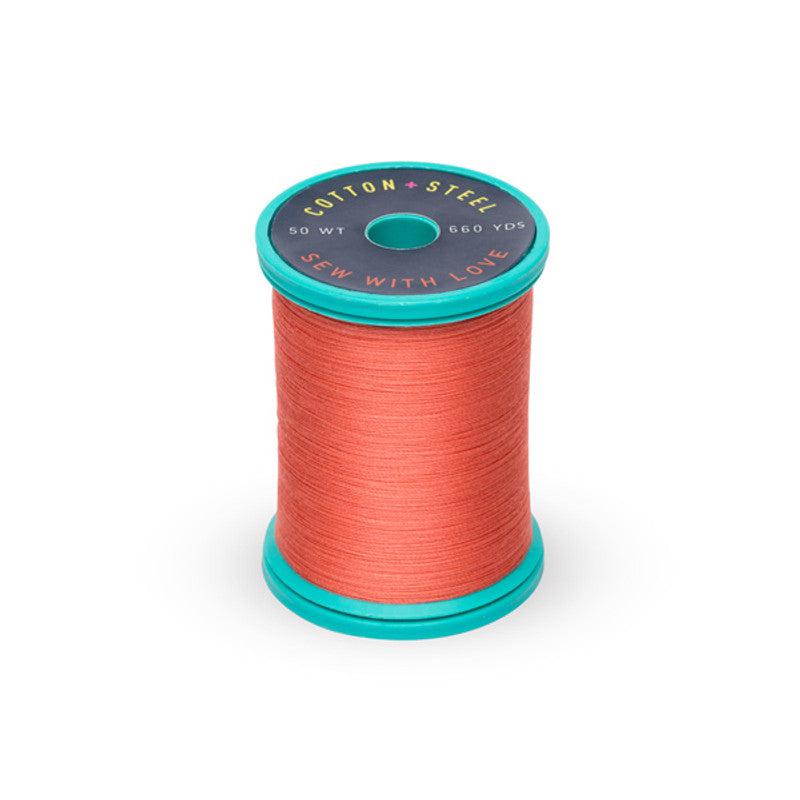 Sulky-Cotton+Steel Thread by Sulky 660 yards-thread-1020 Dark Peach-gather here online