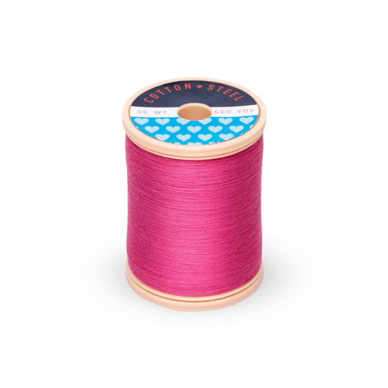 Sulky-Cotton+Steel Thread by Sulky 660 yards-thread-1109 Hot Pink-gather here online