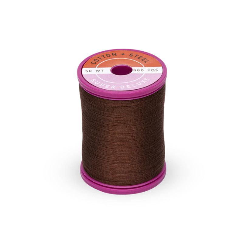 Sulky-Cotton+Steel Thread by Sulky 660 yards-thread-1130 Dark Brown-gather here online