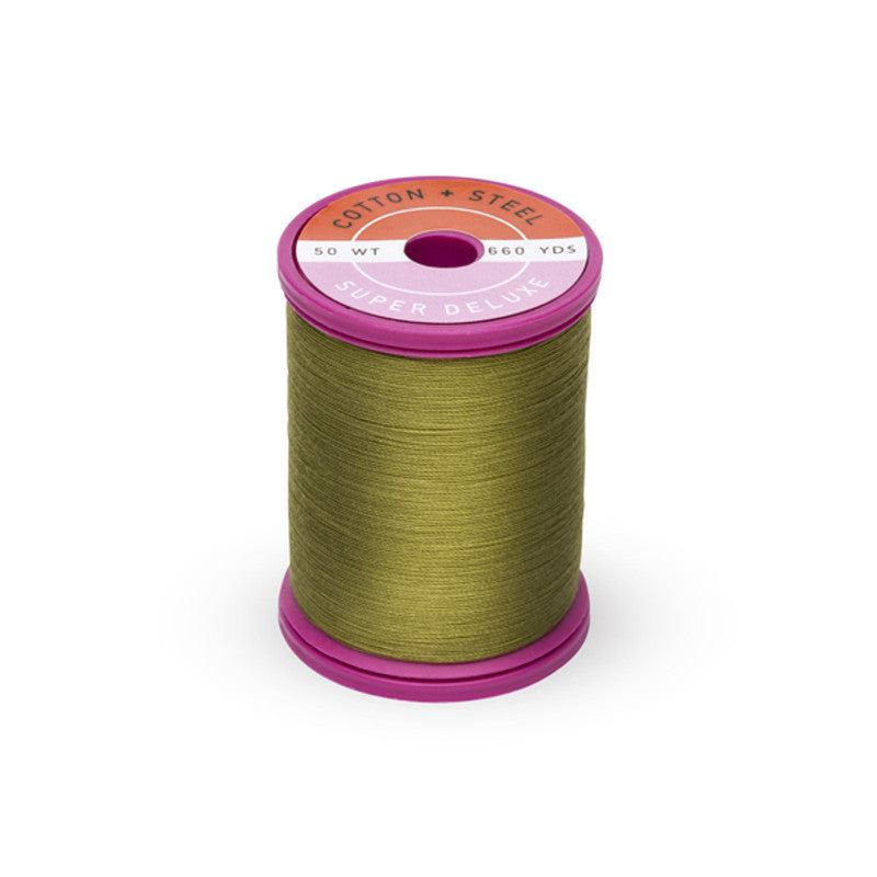 Sulky-Cotton+Steel Thread by Sulky 660 yards-thread-1156 Light Army Green-gather here online