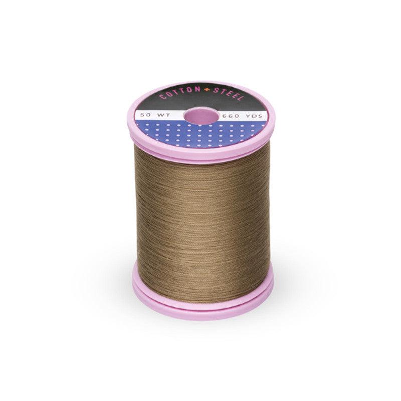 Sulky-Cotton+Steel Thread by Sulky 660 yards-thread-1179 Dark Taupe-gather here online