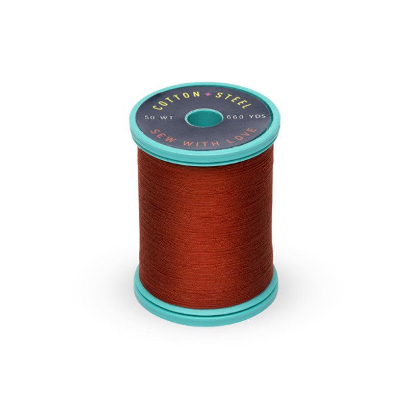 Sulky-Cotton+Steel Thread by Sulky 660 yards-thread-1181 Rust-gather here online