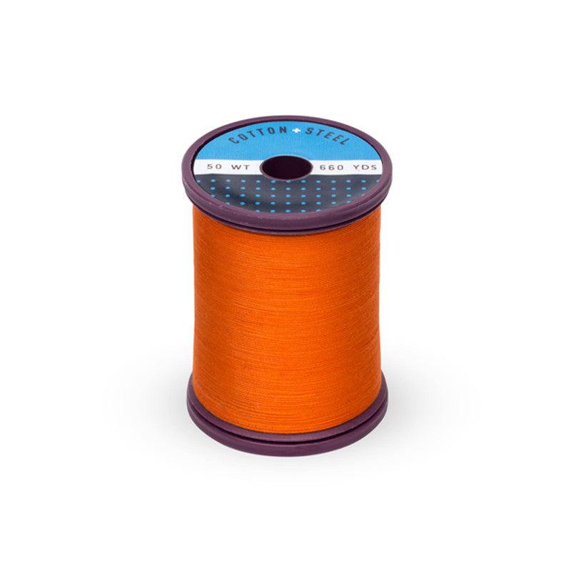 Sulky-Cotton+Steel Thread by Sulky 660 yards-thread-1184 Orange Red-gather here online