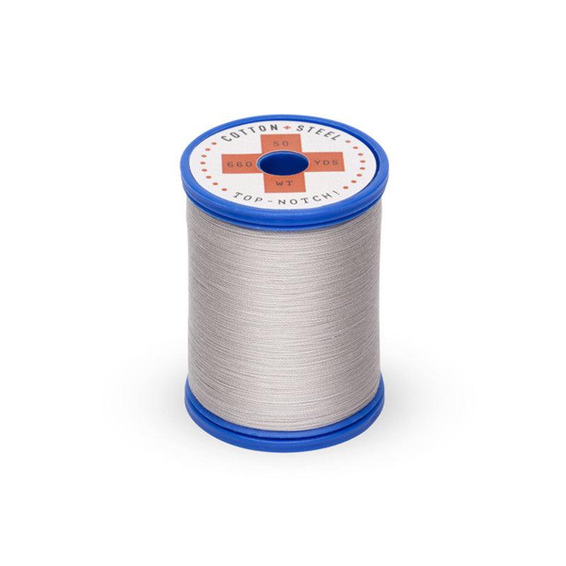 Sulky-Cotton+Steel Thread by Sulky 660 yards-thread-1218 Silver Gray-gather here online