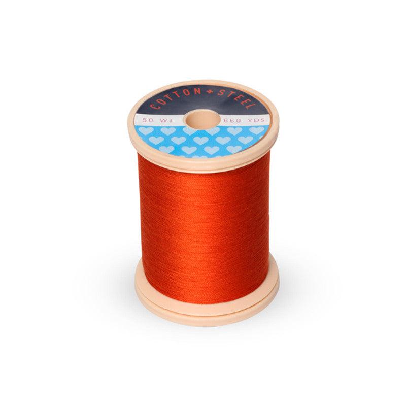 Sulky-Cotton+Steel Thread by Sulky 660 yards-thread-1246 Orange Flame-gather here online