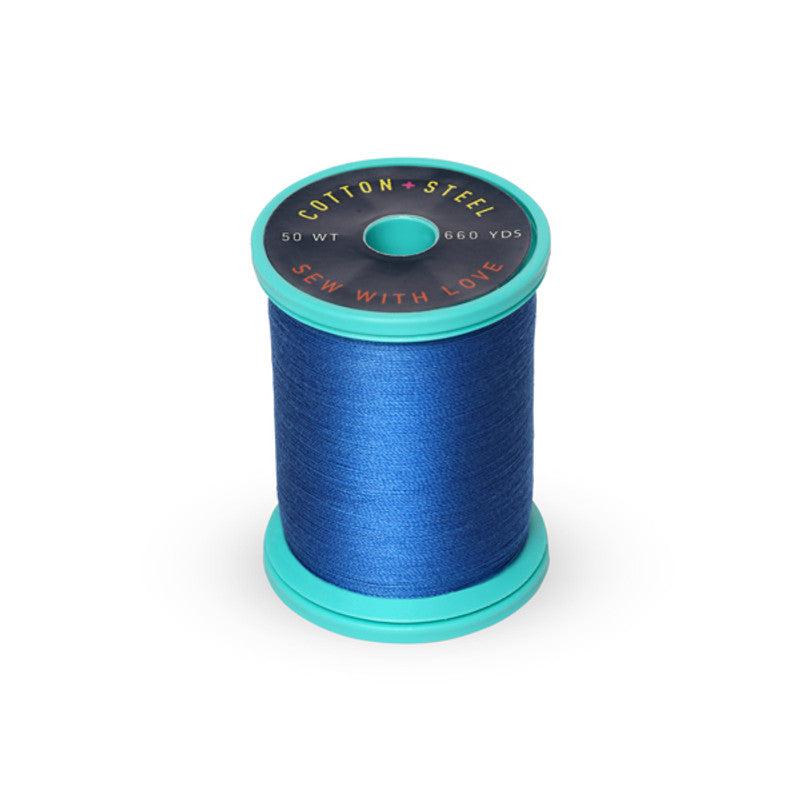 Sulky-Cotton+Steel Thread by Sulky 660 yards-thread-1253 Dark Sapphire-gather here online