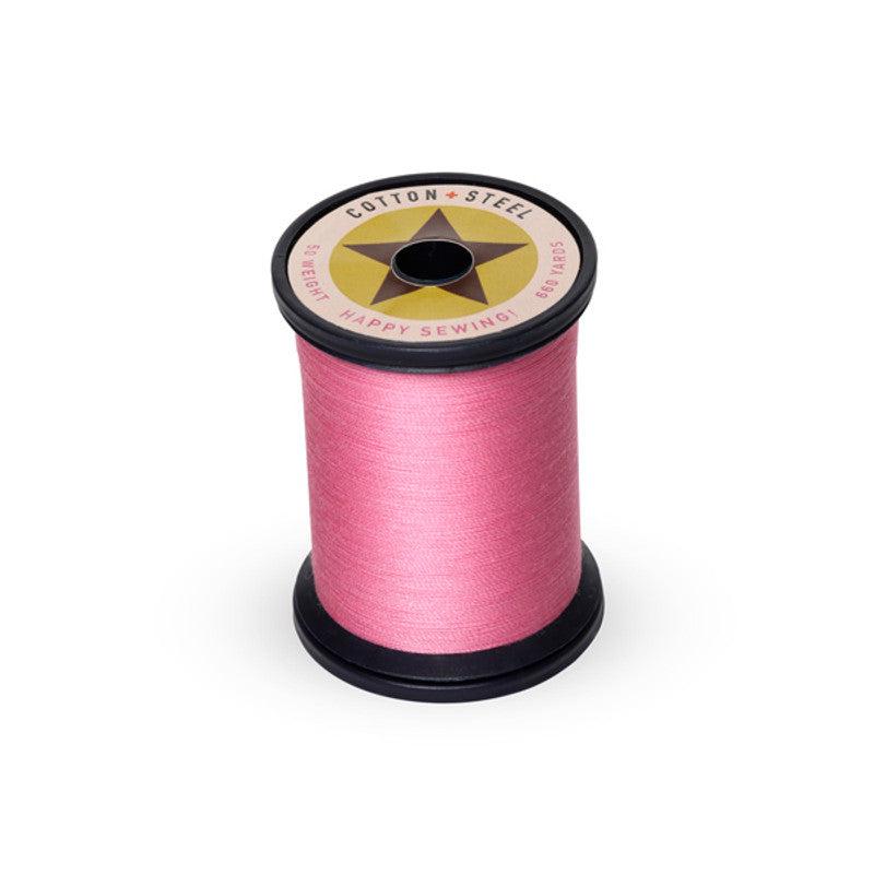 Sulky-Cotton+Steel Thread by Sulky 660 yards-thread-1256 Sweet Pink-gather here online