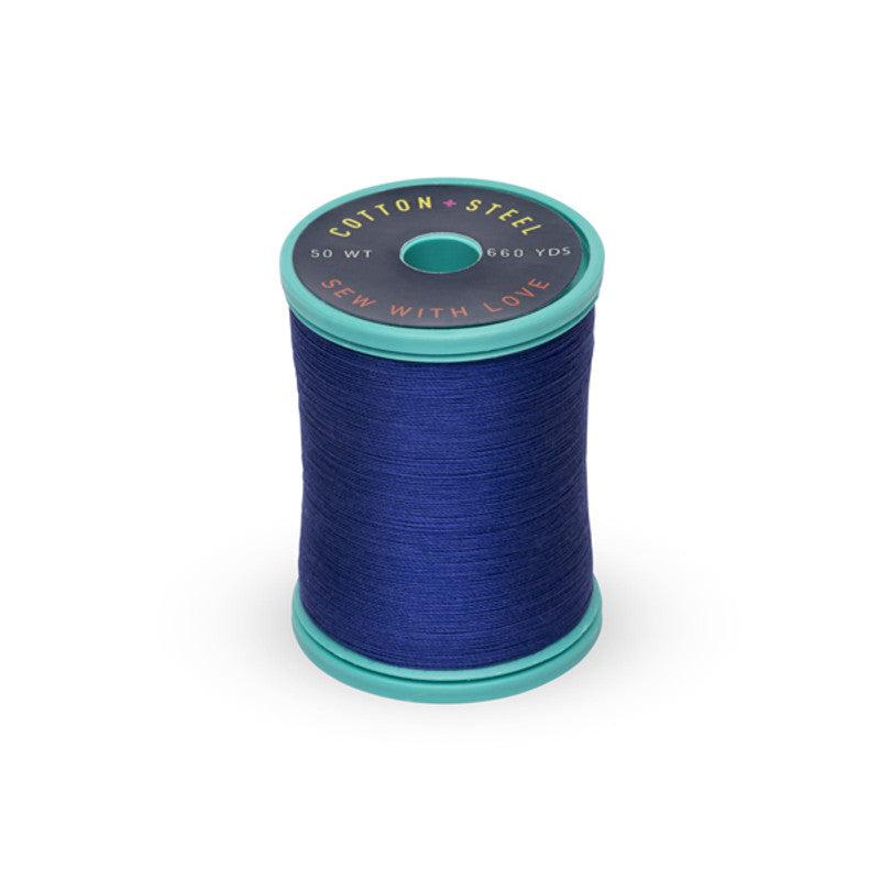 Sulky-Cotton+Steel Thread by Sulky 660 yards-thread-1293 Deep Nassau Blue-gather here online