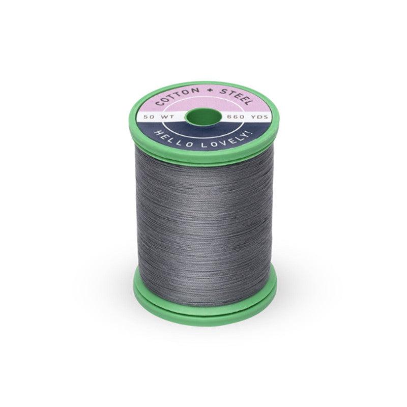 Sulky-Cotton+Steel Thread by Sulky 660 yards-thread-1329 Dark Nickel Gray-gather here online