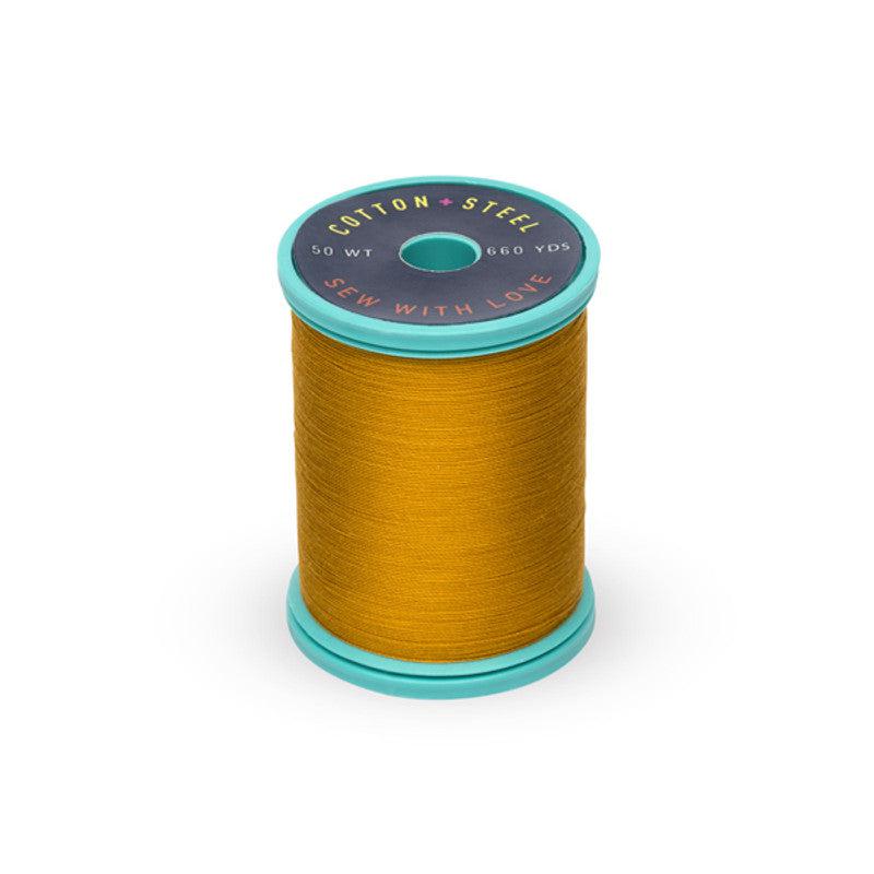 Sulky-Cotton+Steel Thread by Sulky 660 yards-thread-1826 Galley Gold-gather here online