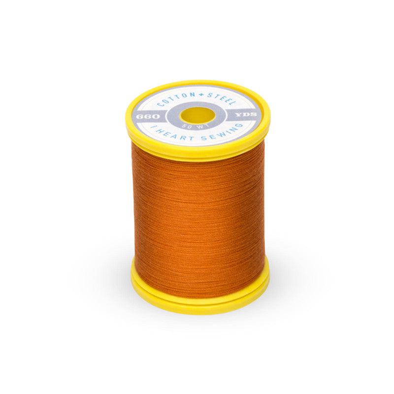 Sulky-Cotton+Steel Thread by Sulky 660 yards-thread-1833 Pumpkin Pie-gather here online