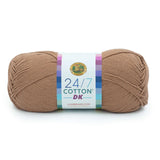 Lion Brand Yarns-24/7 Cotton DK-yarn-Cacao-gather here online