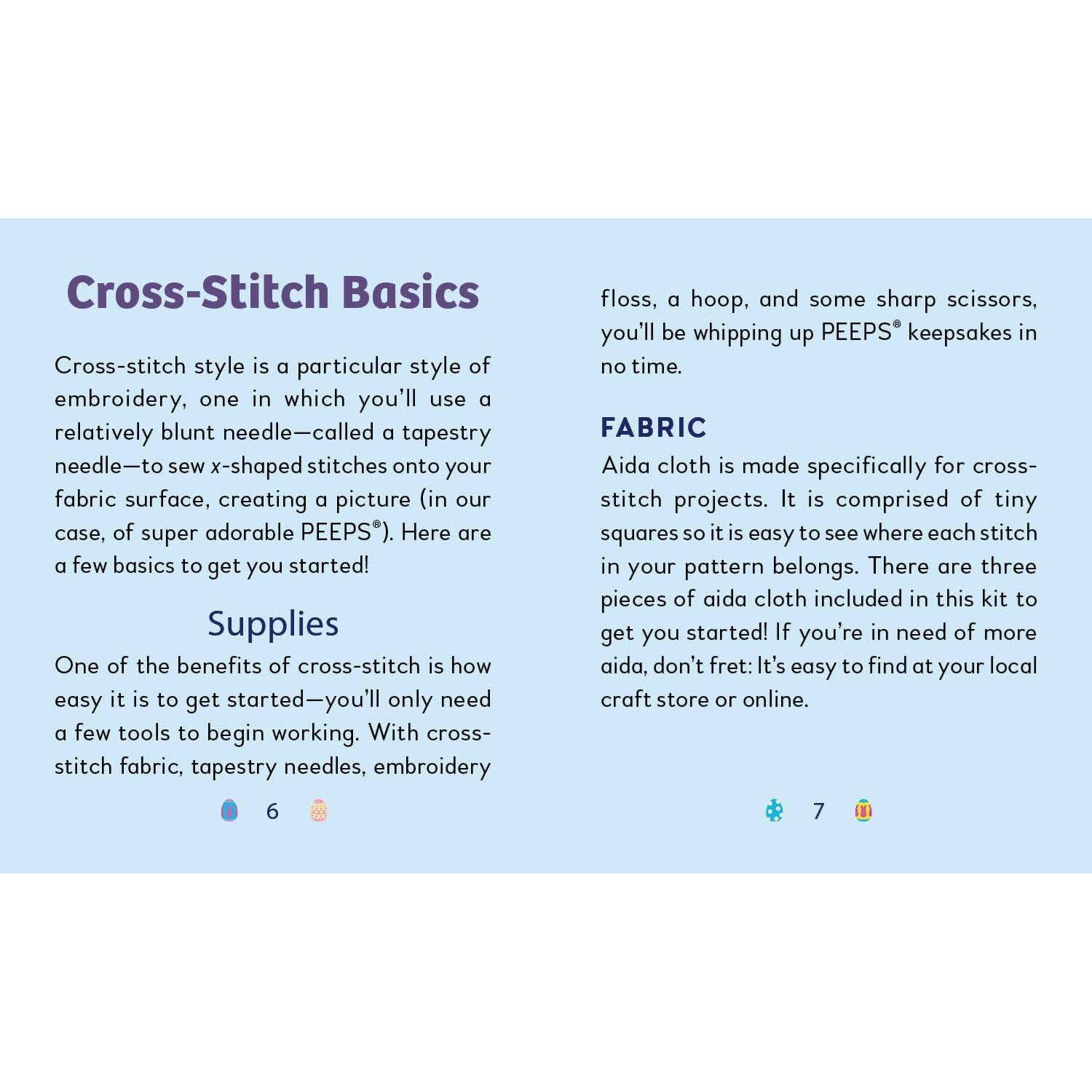 Hachette-PEEPS Cross-Stitch Kit-xstitch kit-gather here online