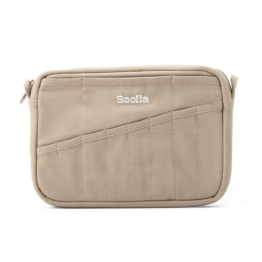 Soolla-Soolla Studio Pouch - Graphite-craft organizer-gather here online