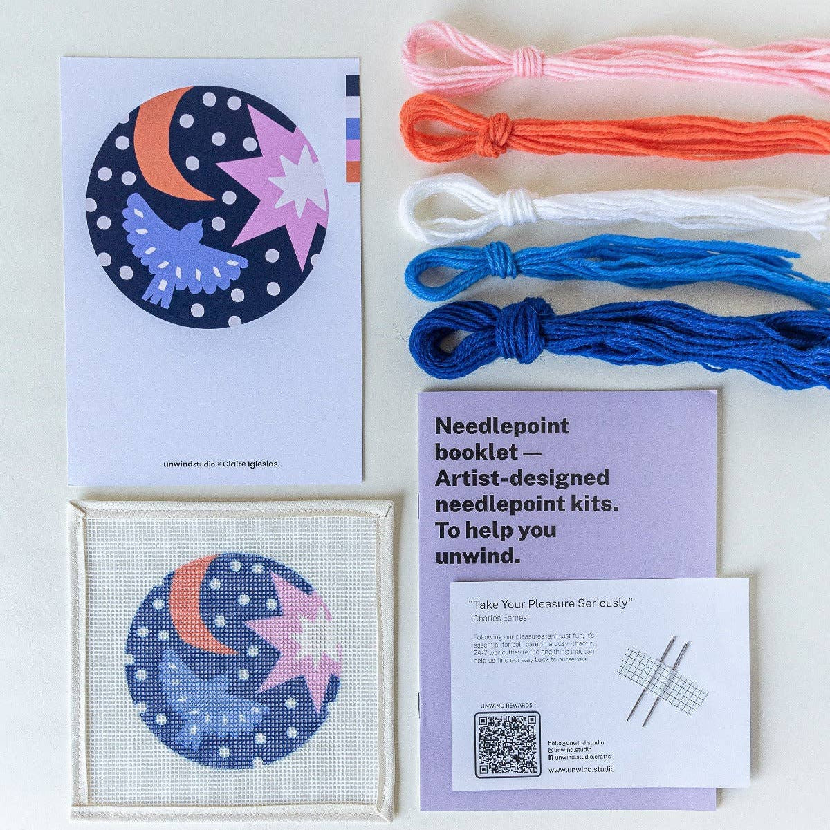 Christmas Night Needlepoint Ornament Kit